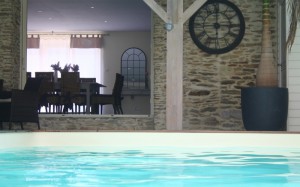 la piscine au coeur du gîte   